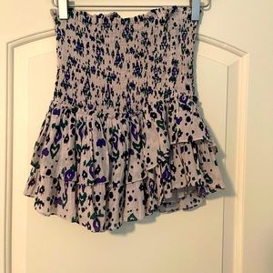 Isabel Marant Etoile tiered Mini skirt - size 36 European blues